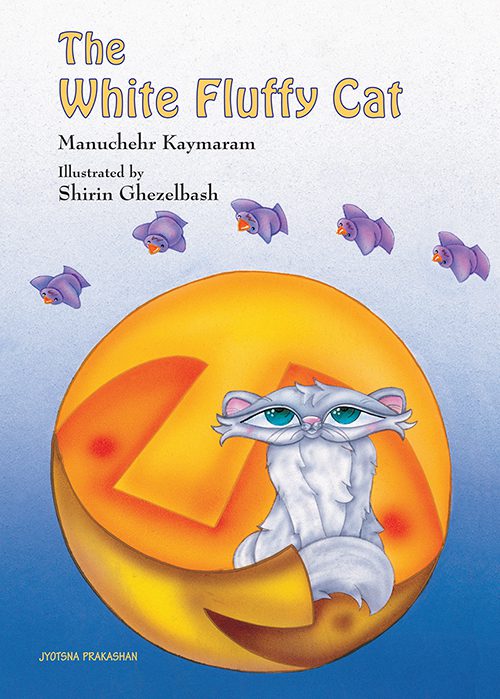 The White Fluffy cat